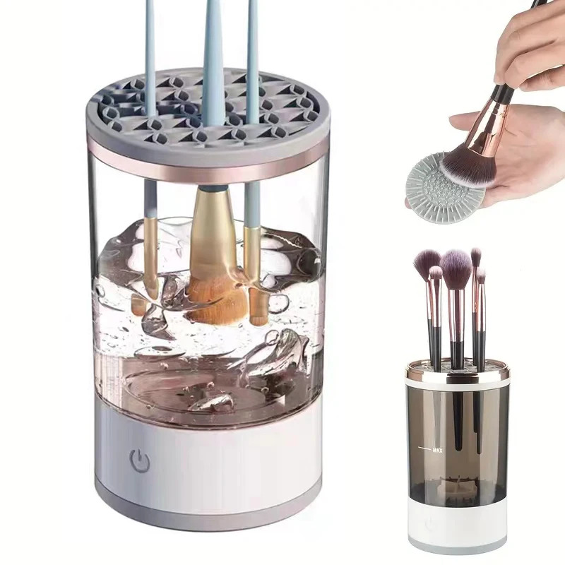 Beauty And Makeup Quotes - Otomatik Elektrikli Makyaj Fırçası Temizleyici USB