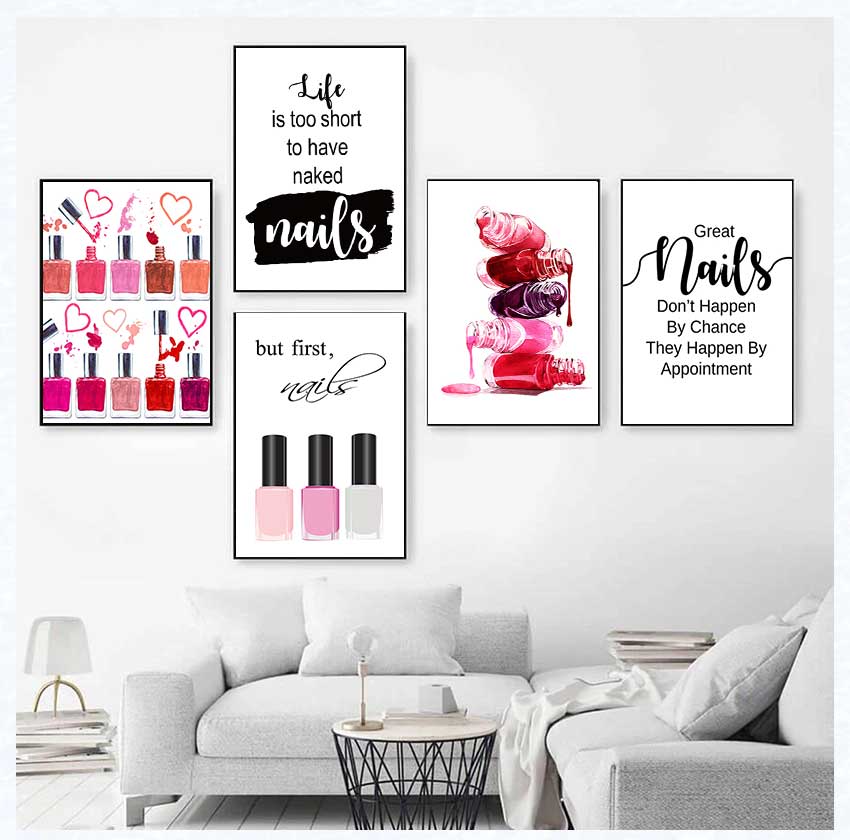 Makeup Is Beauty Quotes - Sanat Posterleri ve Baskıları Tırnak Teknisyeni