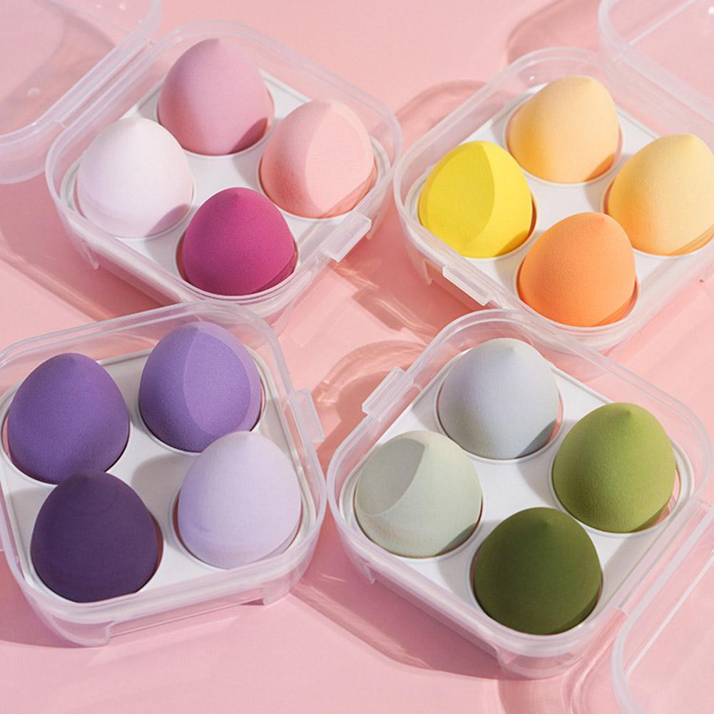 Beauty Makeup Egg - 4 adet/takım Renk Karıştırma Güzellik Yumurta