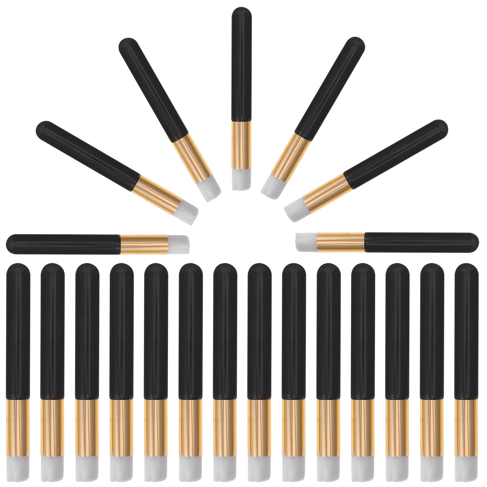 Makeup Brush Set - 30 Parça Mini Yuvarlak Makyaj Fırça