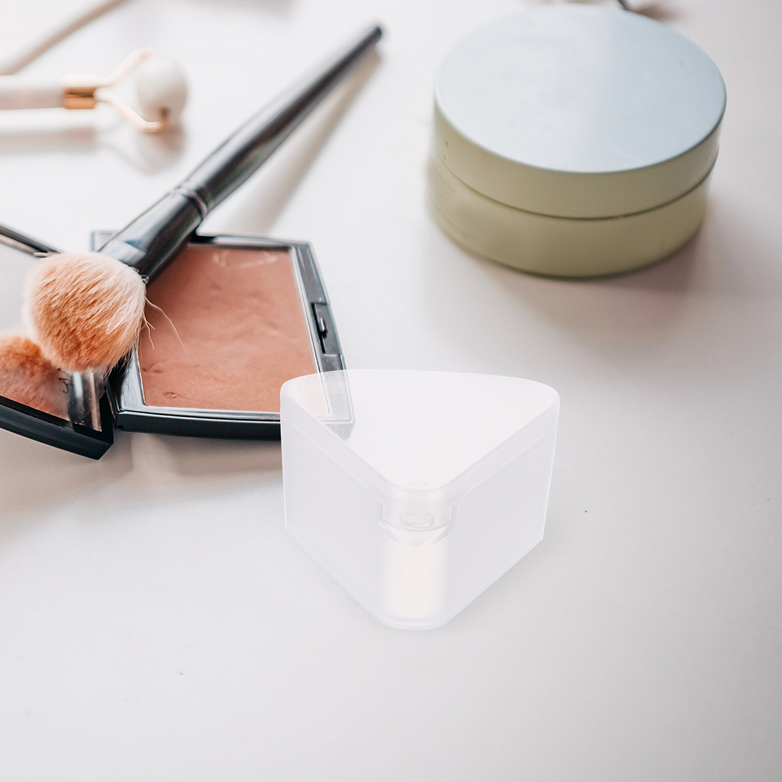 Beauty Makeup Egg - 6 adet üçgen toz puf kutusu