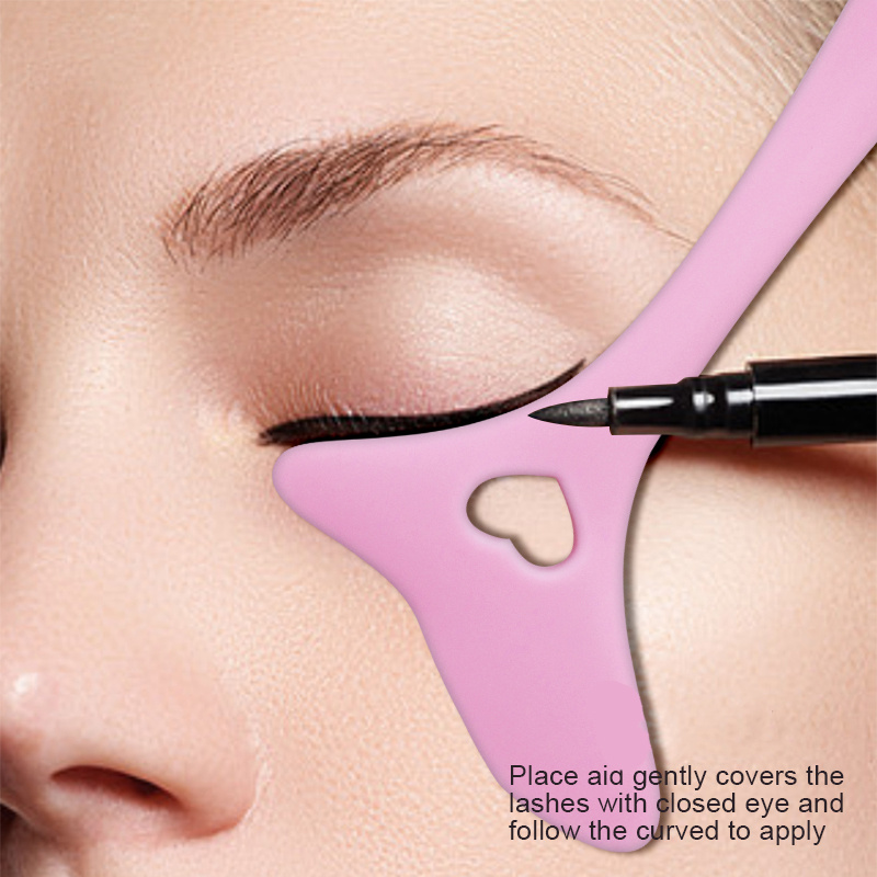 Beauty Makeup Drawing - Silikon Eyeliner Makyaj Şablonlar Kanat İpuçları