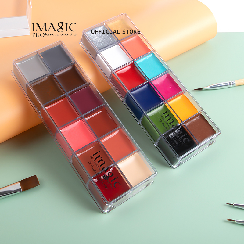 Beauty Makeup Drawing - IMAGIC 12 renkler yüz vücut sanatı