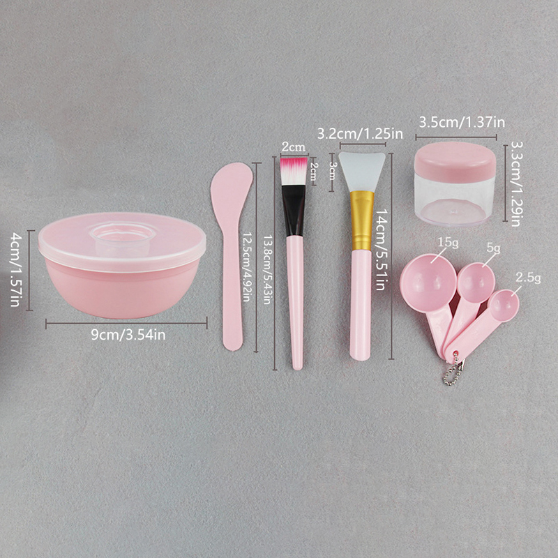 Makeup Brush Set - Yüz Fırçası Maske Kasesi Kaşık Seti