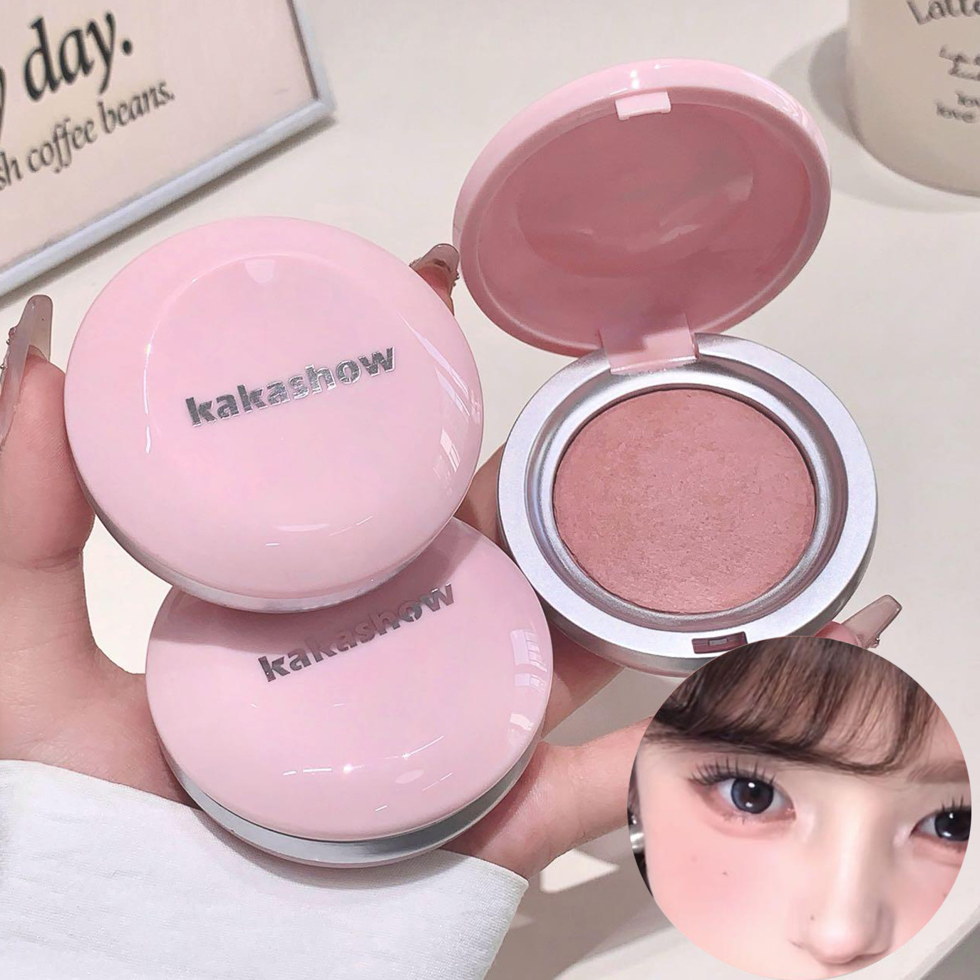 J Beauty Makeup - Kakashow Tek Renk Allık İpeksi Mat