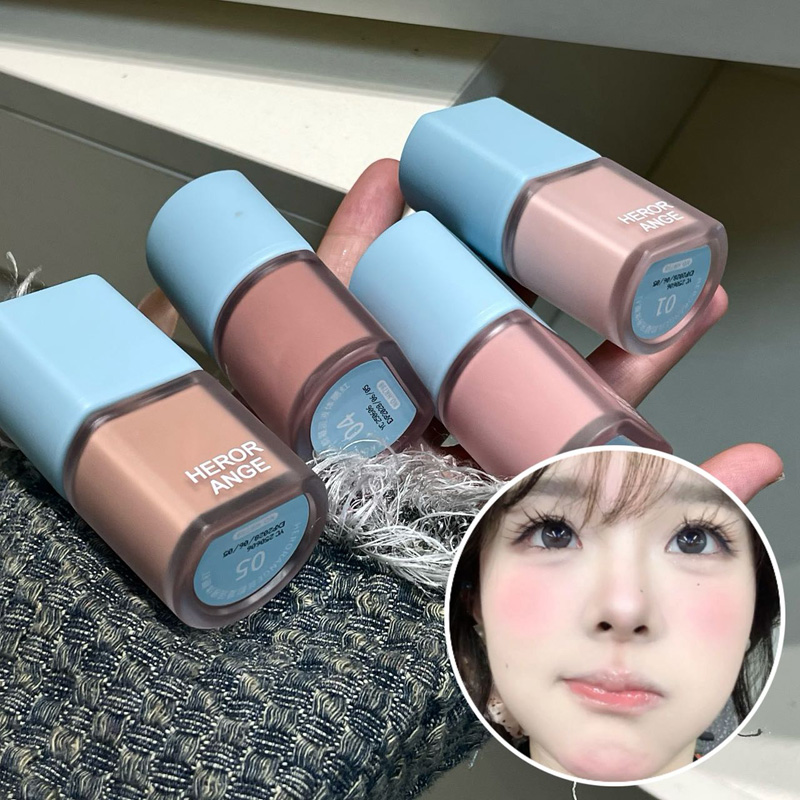 J Beauty Makeup - Herorange İpeksi Likit Allık Hafif Mat