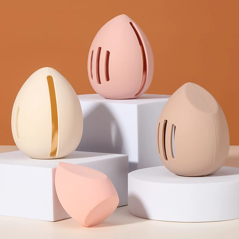 Beauty Makeup Egg - 1 adet makyaj süngeri tutucu çevre