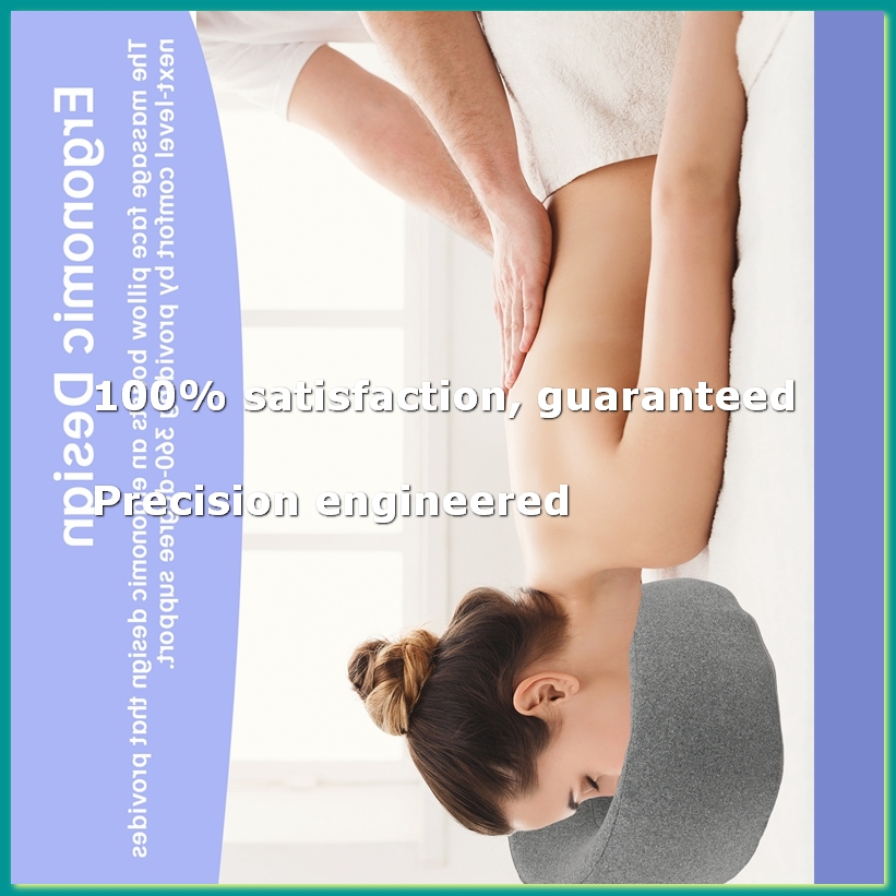 Face Massager - Ergonomi Yatma Yastığı Hafızalı Köpük Baş