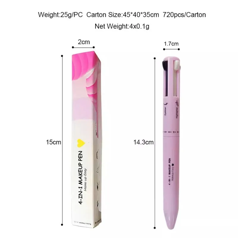 4 In 1 Kaş Kalemi Dudak Kalemi - Beauty Makeup Drawing incelemesi ve fiyatı