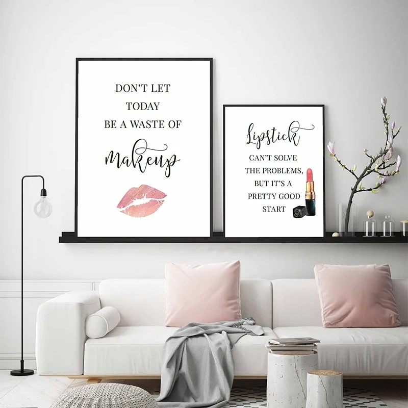Makyaj Tırnaklar Posteri Kirpi - Makeup Is Beauty Quotes incelemesi ve fiyatı