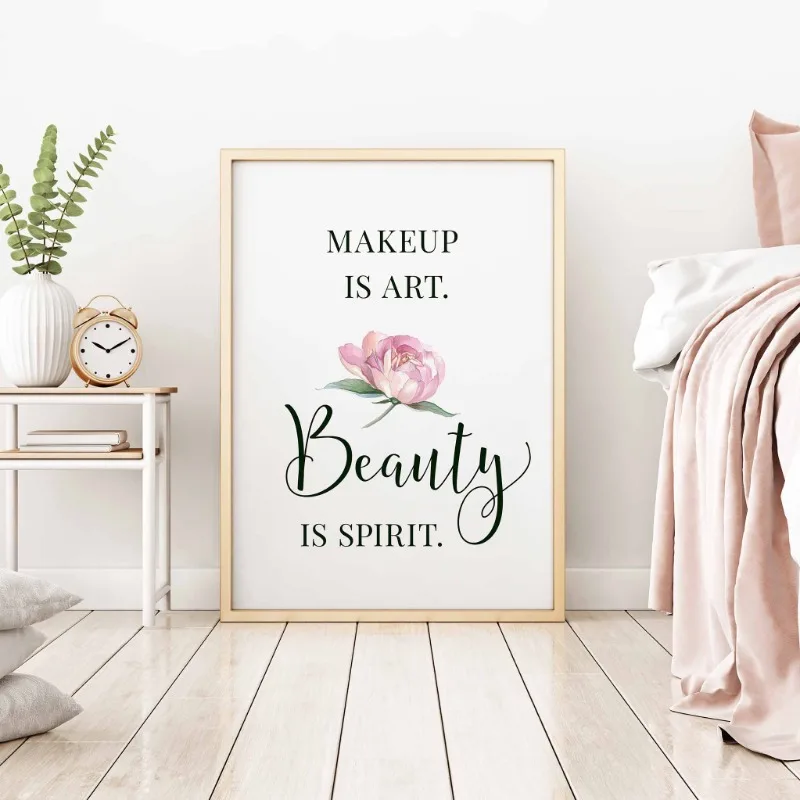 Makyaj Tırnaklar Posteri Kirpi - Makeup Is Beauty Quotes incelemesi ve fiyatı