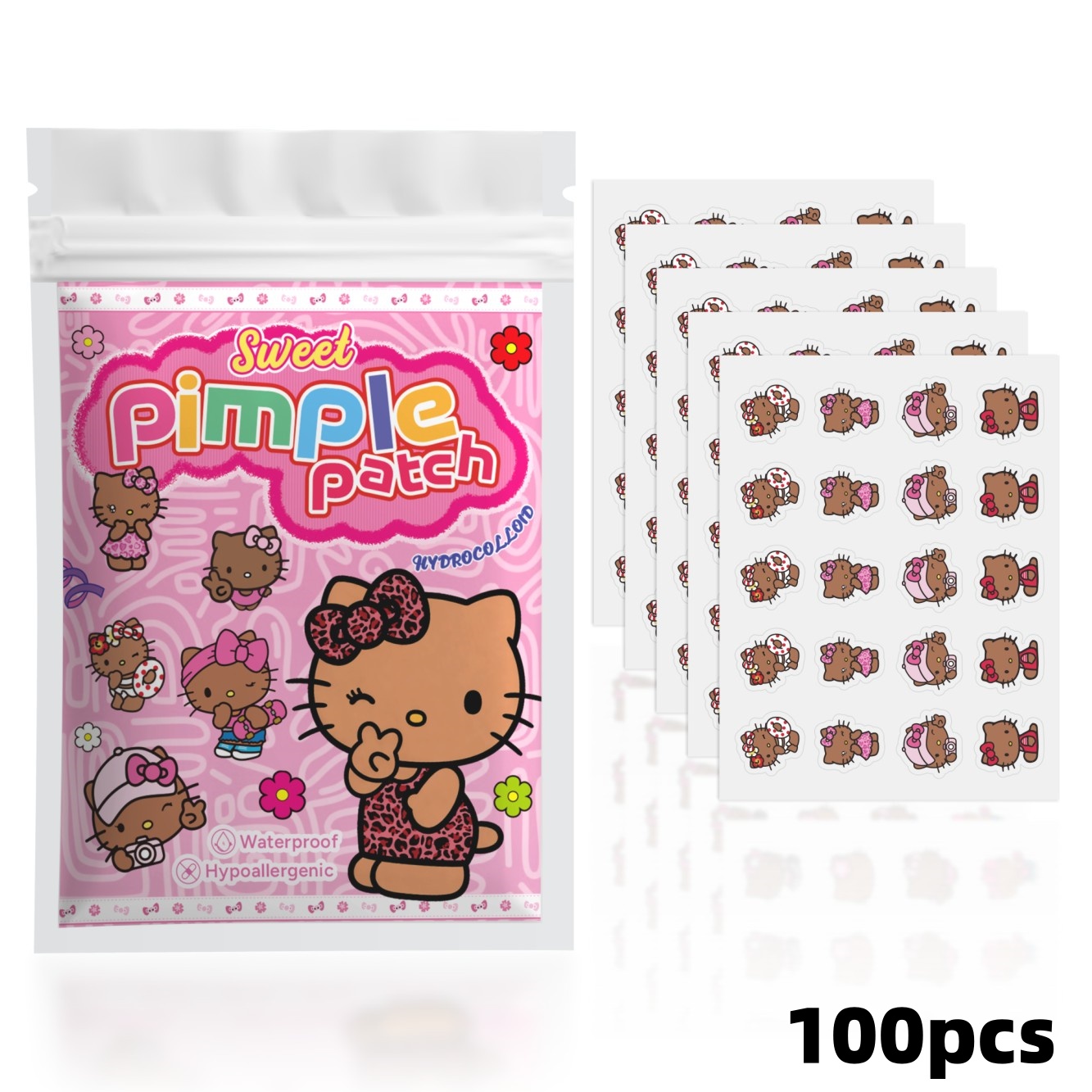 100 adet hello kitty sivilce b - Pressed Powder Foundation incelemesi ve fiyatı