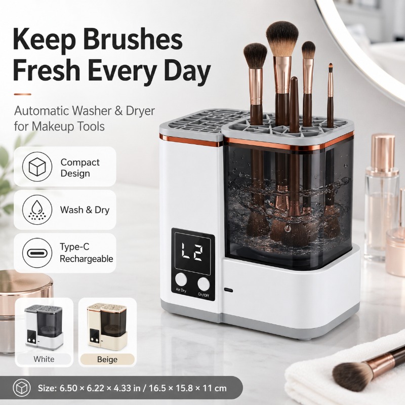 Kompakt Makyaj Fırçası Temizle - Makeup Brush Set incelemesi ve fiyatı