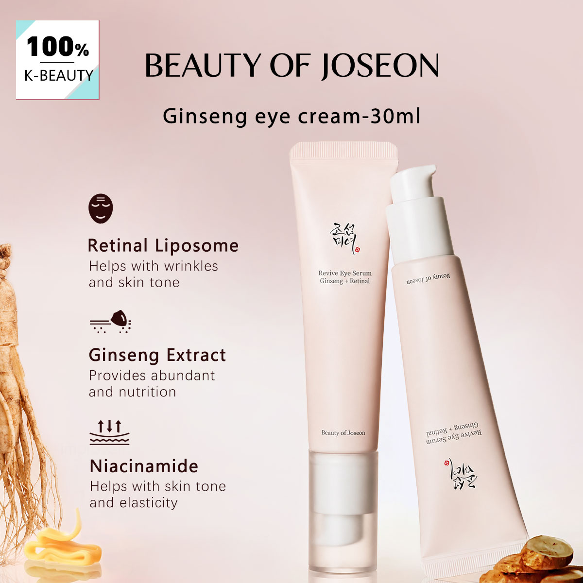 BEAUTY OF JOSEON Ginseng Göz K - Makeup Beauty Of Joseon incelemesi ve fiyatı