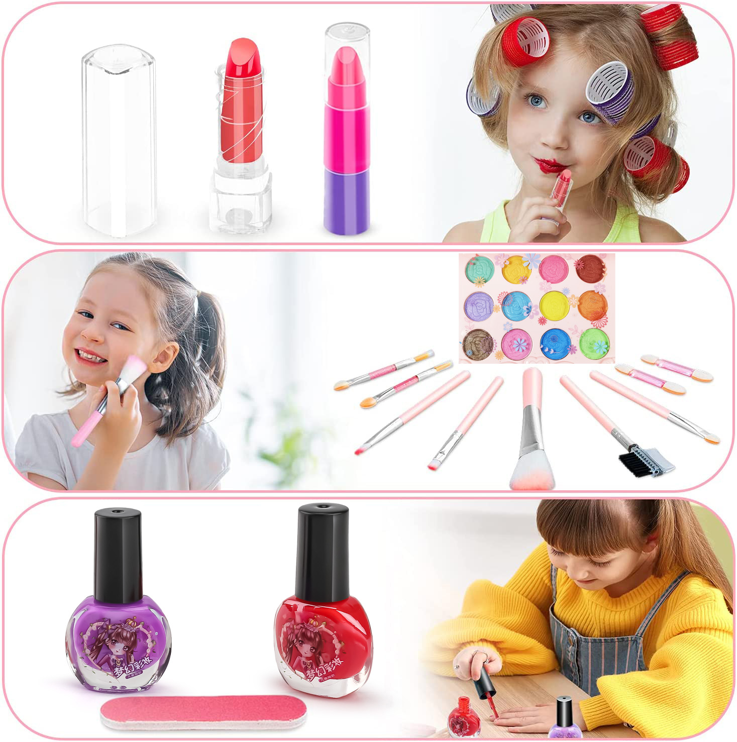 Çocuklar makyaj oyuncak seti k - Beauty Makeup Kit For Kids incelemesi ve fiyatı
