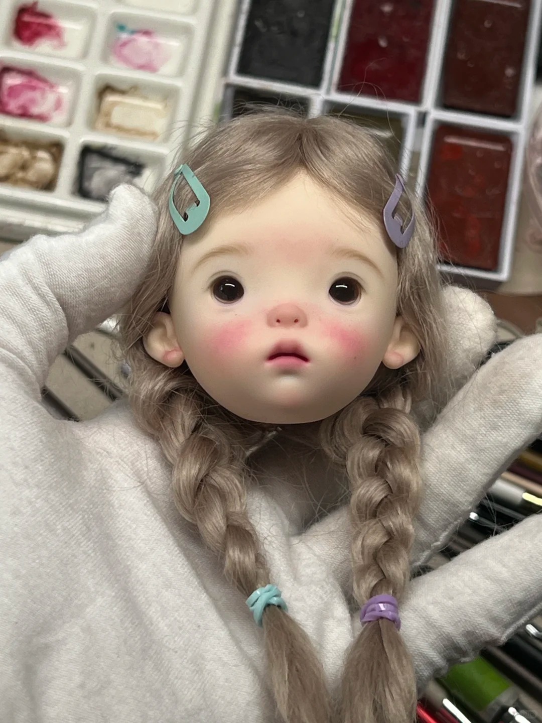 SD BJD Bebek 1/6 Landoudou Kaf - Beauty Makeup Girl incelemesi ve fiyatı