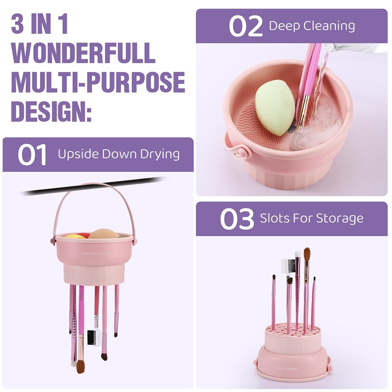Makyaj Fırçası Temizleme Kabı  - Beauty Makeup Egg incelemesi ve fiyatı
