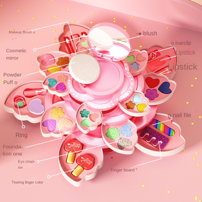Küçük Kızlar İçin Döner Açılır - Beauty Makeup Kit For Kids incelemesi ve fiyatı