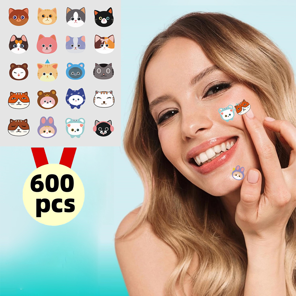 600 Adet Karikatür Kedi Sivilc - Pressed Powder Foundation incelemesi ve fiyatı