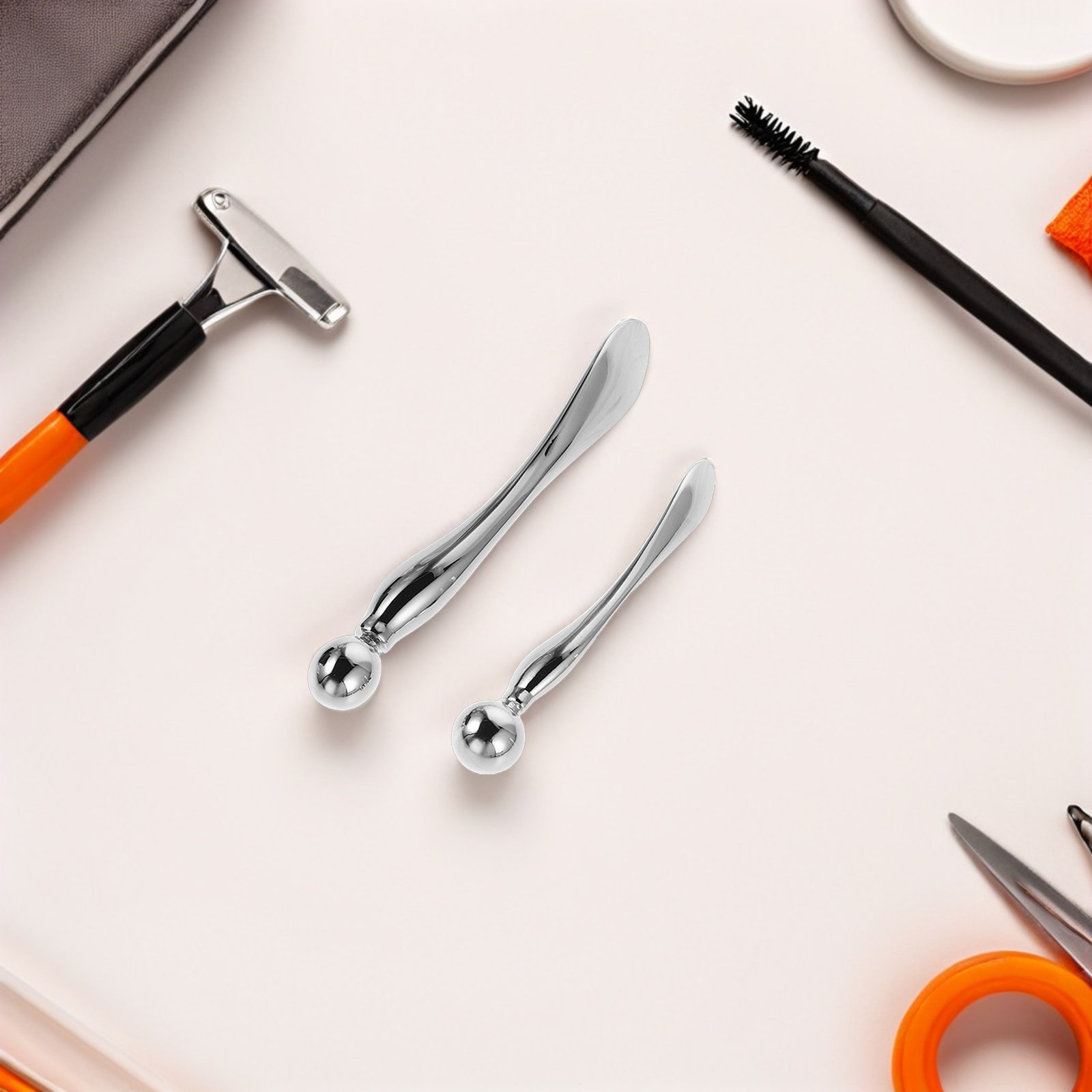 2 Adet Metal Göz Kremi Masaj Ç - Face Massager incelemesi ve fiyatı