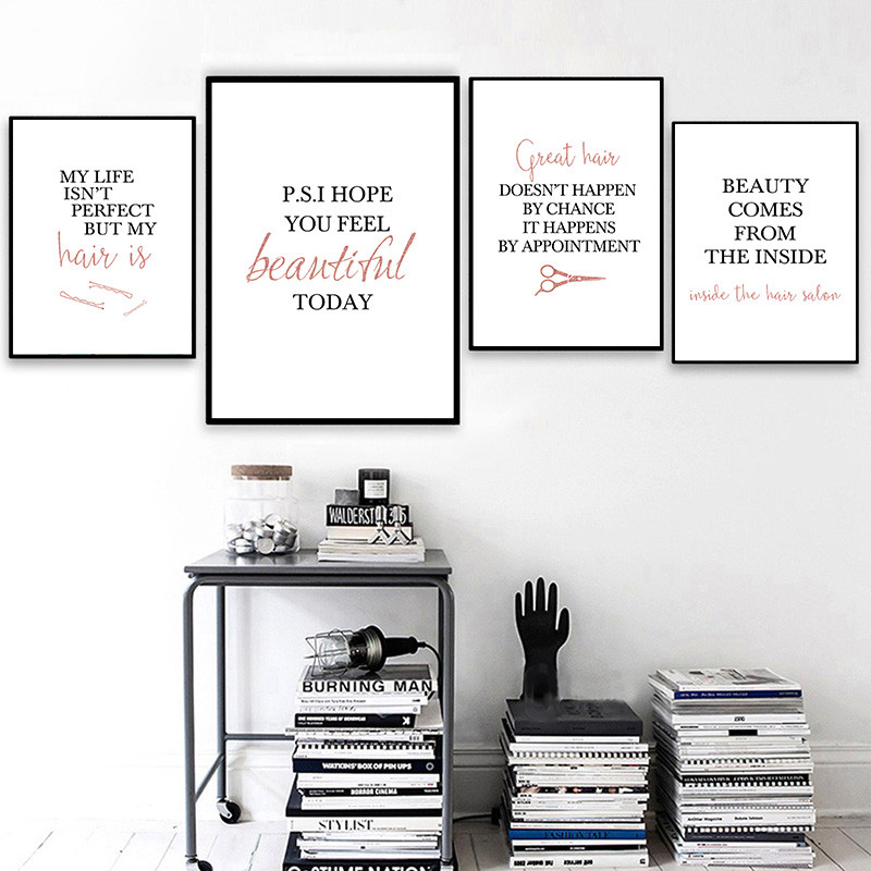 Berber alıntı sanat posterleri - Makeup Is Beauty Quotes incelemesi ve fiyatı