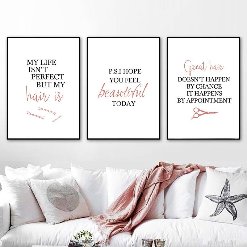 Berber alıntı sanat posterleri - Makeup Is Beauty Quotes incelemesi ve fiyatı
