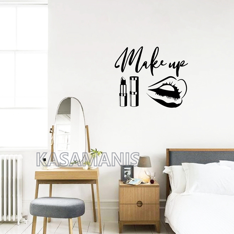 Makyaj alıntı duvar çıkartmala - Makeup Is Beauty Quotes incelemesi ve fiyatı
